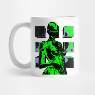 Pixel Cyborg Mug